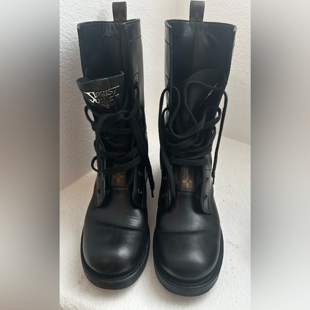 Louis Vuitton army boots